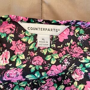 👗 Counterparts Pink Floral Women's Tunic